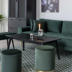 SKIBY Banc En Velours L100cm 14 SKIBY Banc En Velours L100cm -Meubles Soldes Magasin banc velours l100cm house nordic skiby 5