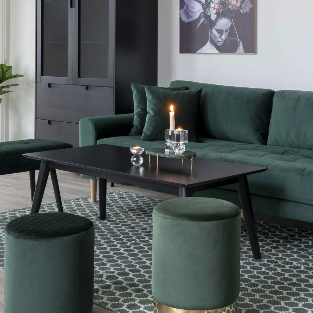 SKIBY Banc En Velours L100cm 8 SKIBY Banc En Velours L100cm – Image 6