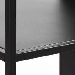 ABEL Bibliothèque 2 Portes, 6 Niches En Métal H180cm -Meubles Soldes Magasin bibliotheque 2 portes 6 niches metal h180cm abel 7