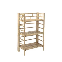 ZEP Bibliothèque En Bambou 66x105cm -Meubles Soldes Magasin bibliotheque bambou 66x105cm bloomingville zep 3