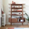 CAROLIN Bibliothèque En Bois H169cm -Meubles Soldes Magasin bibliotheque bois h169cm kave home carolin