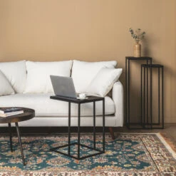 BINBROOK Bout De Canapé Indoor/outdoor En Métal 45x35cm