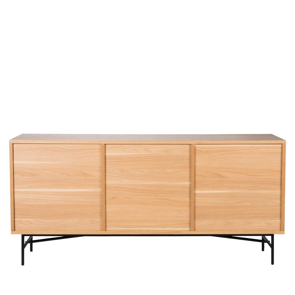 SVEG Buffet 2 Portes 3 Tiroirs En Bois L160cm 7 SVEG Buffet 2 Portes 3 Tiroirs En Bois L160cm – Image 5