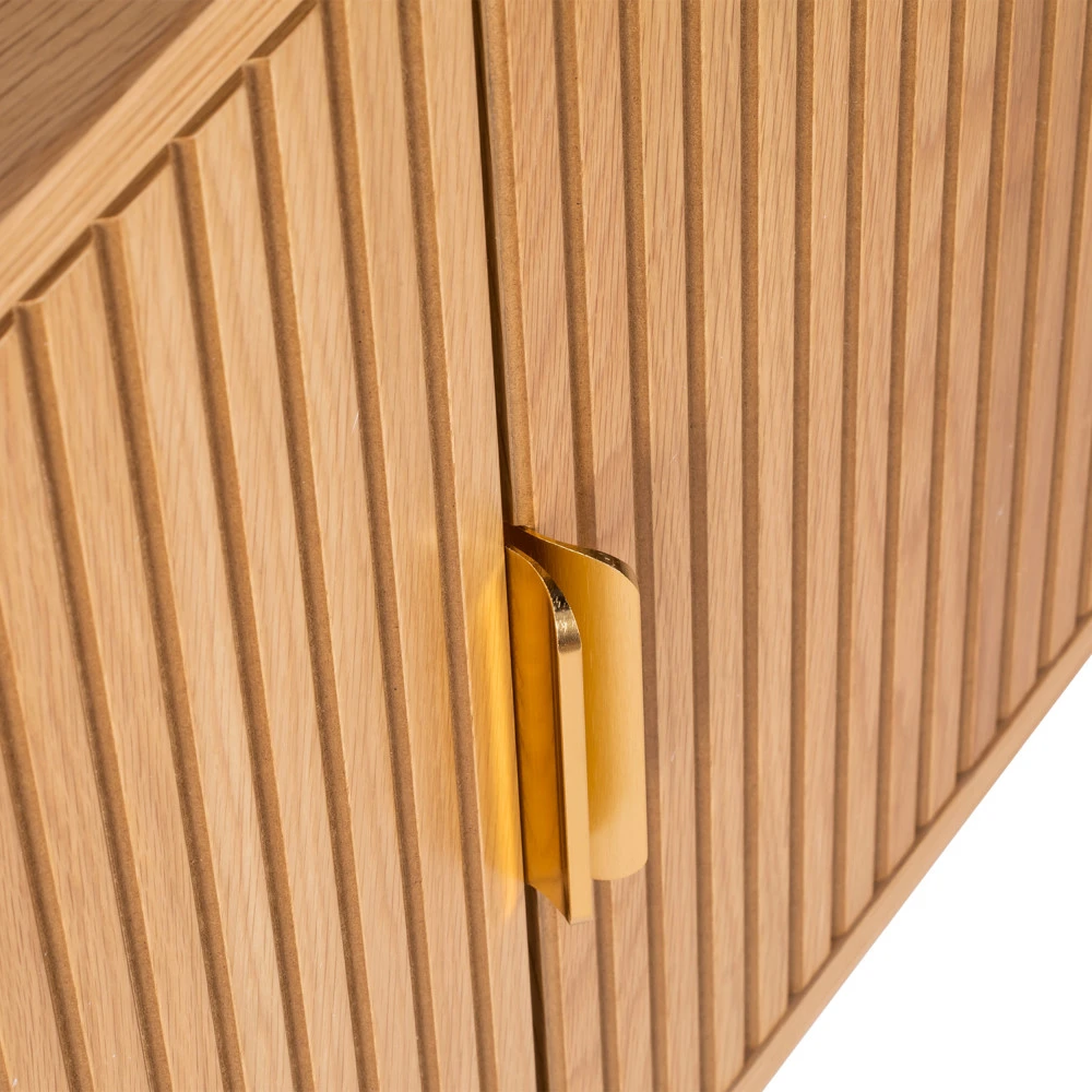 SVEG Buffet 2 Portes 3 Tiroirs En Bois L160cm 8 SVEG Buffet 2 Portes 3 Tiroirs En Bois L160cm – Image 6