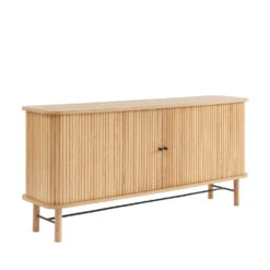 MATI Buffet 2 Portes En Bois L160cm -Meubles Soldes Magasin buffet 2 portes bois l160cm mati 2