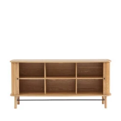 MATI Buffet 2 Portes En Bois L160cm -Meubles Soldes Magasin buffet 2 portes bois l160cm mati 4