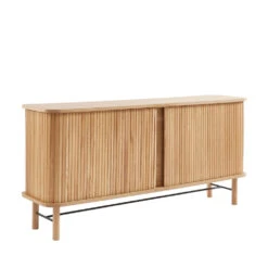 MATI Buffet 2 Portes En Bois L160cm -Meubles Soldes Magasin buffet 2 portes bois l160cm mati 5