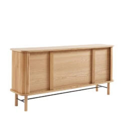 MATI Buffet 2 Portes En Bois L160cm -Meubles Soldes Magasin buffet 2 portes bois l160cm mati 6