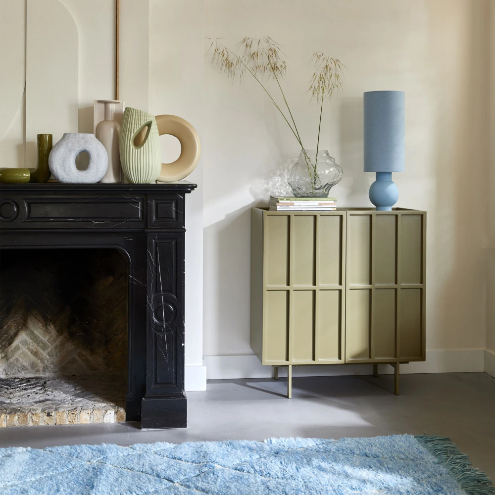 VECHTA Buffet 2 Portes En Métal Et Bois 3 VECHTA Buffet 2 Portes En Métal Et Bois