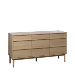 CLANE Buffet 3 Portes 1 Tiroir En Bois L140cm -Meubles Soldes Magasin buffet 3 portes 1 tiroir bois l140cm clane 2