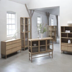 CLANE Buffet 3 Portes 1 Tiroir En Bois L140cm -Meubles Soldes Magasin buffet 3 portes 1 tiroir bois l140cm clane 7