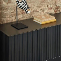 DORIC Buffet 3 Portes En Bois L150cm