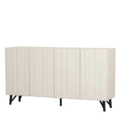 MILLER Buffet 4 Portes En Bois L181cm 12 MILLER Buffet 4 Portes En Bois L181cm -Meubles Soldes Magasin buffet 4 portes bois l181cm miller woood 2