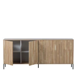 NEW GRAVURE Buffet 4 Portes En Bois L200cm -Meubles Soldes Magasin buffet 4 portes bois l200cm woood new gravure 3