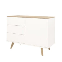 AMELIA Buffet En Bois 1 Porte 3 Tiroirs L109cm 14 AMELIA Buffet En Bois 1 Porte 3 Tiroirs L109cm -Meubles Soldes Magasin buffet bois 1 porte 3 tiroirs l109cm amelia 2