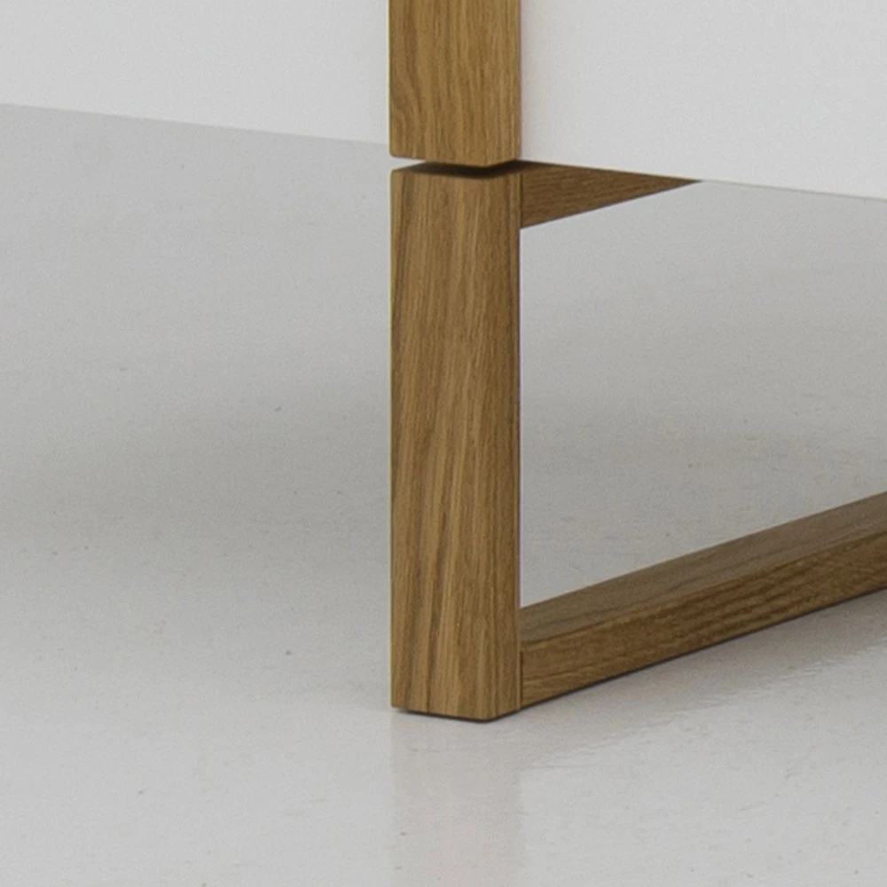 BIRKA Buffet En Bois 2 Portes 3 Tiroirs 7 BIRKA Buffet En Bois 2 Portes 3 Tiroirs – Image 5