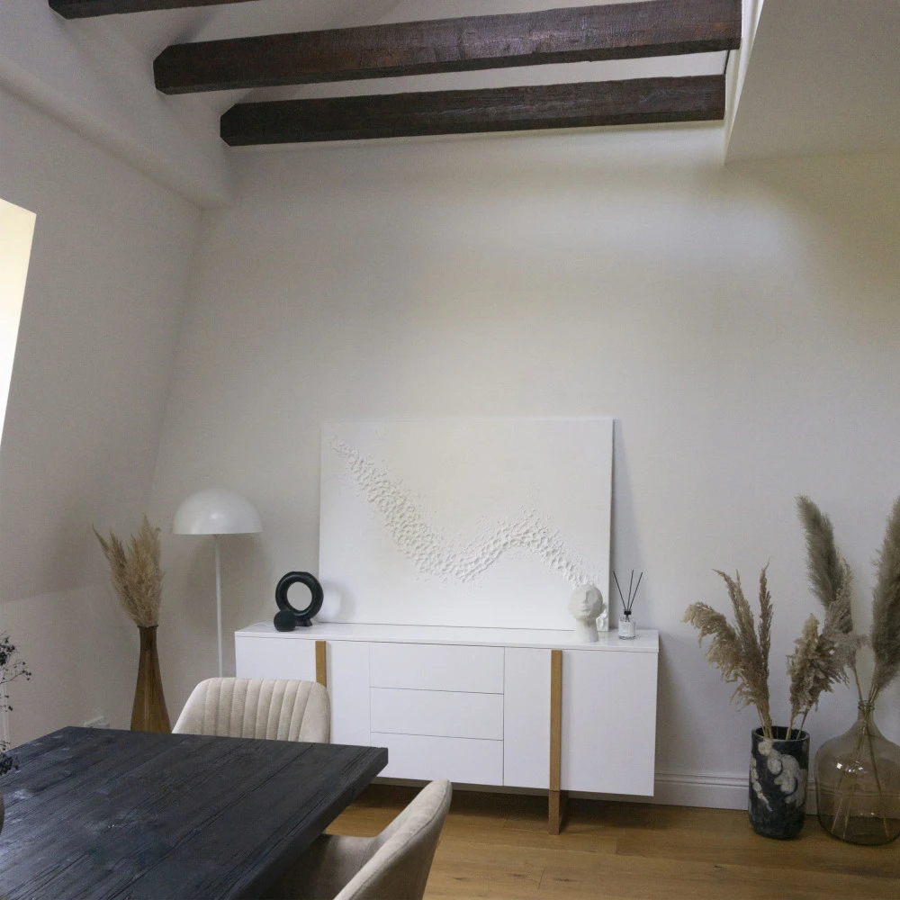 BIRKA Buffet En Bois 2 Portes 3 Tiroirs 9 BIRKA Buffet En Bois 2 Portes 3 Tiroirs – Image 7