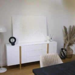 BIRKA Buffet En Bois 2 Portes 3 Tiroirs 17 BIRKA Buffet En Bois 2 Portes 3 Tiroirs -Meubles Soldes Magasin buffet bois 2 portes 3 tiroirs tenzo birka 7