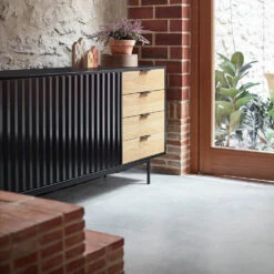 SIERRA Buffet En Bois 2 Portes 4 Tiroirs L159,2cm 17 SIERRA Buffet En Bois 2 Portes 4 Tiroirs L159,2cm -Meubles Soldes Magasin buffet bois 2 portes 4 tiroirs l1592cm teulat sierra 7