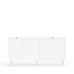 PUNTO Buffet En Bois 2 Portes 4 Tirroirs L150cm -Meubles Soldes Magasin buffet bois 2 portes 4 tirroirs l150cm teulat punto 5