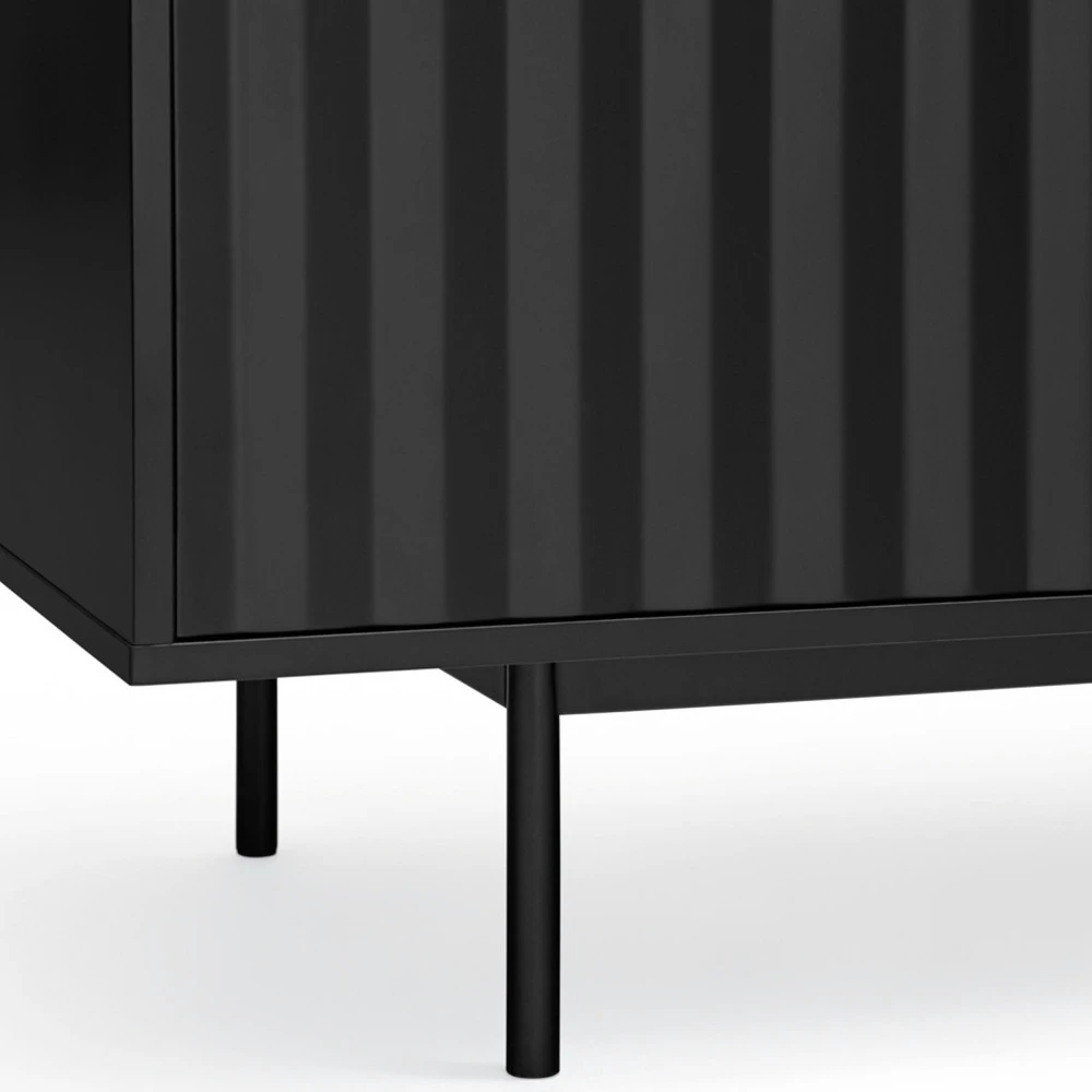 SIERRA Buffet En Bois 4 Portes 3 Tiroirs L211cm 12 SIERRA Buffet En Bois 4 Portes 3 Tiroirs L211cm – Image 10