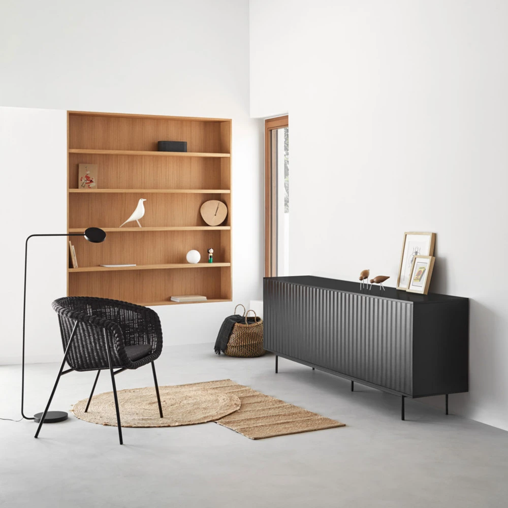 SIERRA Buffet En Bois 4 Portes 3 Tiroirs L211cm 3 SIERRA Buffet En Bois 4 Portes 3 Tiroirs L211cm