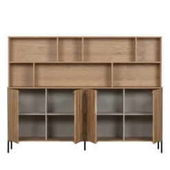 NEW GRAVURE Buffet En Bois 7 Niches L200cm -Meubles Soldes Magasin buffet bois 7 niches l200cm woood new gravure 4