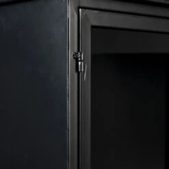 FERRE Buffet En Bois Et Métal à Roulettes L120cm 19 FERRE Buffet En Bois Et Métal à Roulettes L120cm -Meubles Soldes Magasin buffet bois metal roulettes l120cm ferre 7