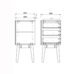 HOGARN Buffet Design 2 Portes 3 Tiroirs Bois Et Cannage L170cm 19 HOGARN Buffet Design 2 Portes 3 Tiroirs Bois Et Cannage L170cm -Meubles Soldes Magasin buffet design 2 portes 3 tiroirs bois rotin hogarn 8