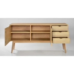 STRÖM Buffet Design 2 Portes 3 Tiroirs Chêne 11 STRÖM Buffet Design 2 Portes 3 Tiroirs Chêne -Meubles Soldes Magasin buffet design 2 portes 3 tiroirs chene strom 2