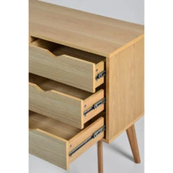 STRÖM Buffet Design 2 Portes 3 Tiroirs Chêne 14 STRÖM Buffet Design 2 Portes 3 Tiroirs Chêne -Meubles Soldes Magasin buffet design 2 portes 3 tiroirs chene strom 5