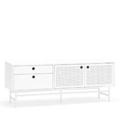 PUNTO Buffet En Bois 2 Portes 2 Tiroirs L140cm 8 PUNTO Buffet En Bois 2 Portes 2 Tiroirs L140cm -Meubles Soldes Magasin buffet en bois 2 portes 2 tirroirs l140cm teulat punto 1