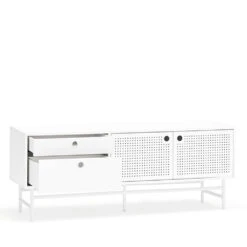 PUNTO Buffet En Bois 2 Portes 2 Tiroirs L140cm 10 PUNTO Buffet En Bois 2 Portes 2 Tiroirs L140cm -Meubles Soldes Magasin buffet en bois 2 portes 2 tirroirs l140cm teulat punto 3