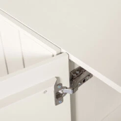 MILLER Buffet Haut 2 Portes, 5 Niches En Bois H200cm -Meubles Soldes Magasin buffet haut 2 portes 5 niches bois h200cm miller woood 5