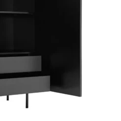 SIERRA Buffet Haut En Bois 2 Portes 2 Tiroirs -Meubles Soldes Magasin buffet haut bois 2 portes 2 tiroirs teulat sierra 6