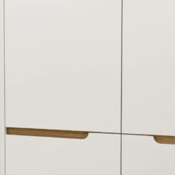 SWITCH Buffet Haut En Bois 4 Portes H128cm -Meubles Soldes Magasin buffet haut bois 4 portes h128cm tenzo switch 4