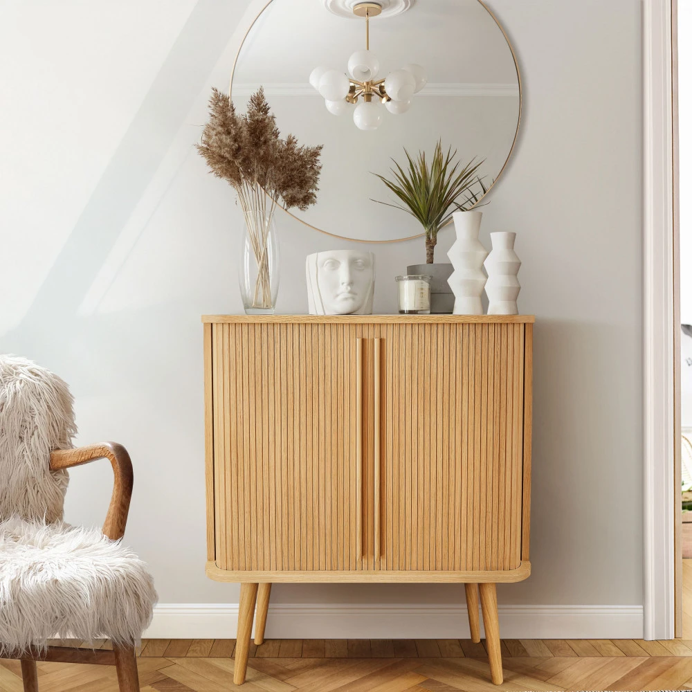 ROVE Buffet Haut En Bois H95cm 3 ROVE Buffet Haut En Bois H95cm