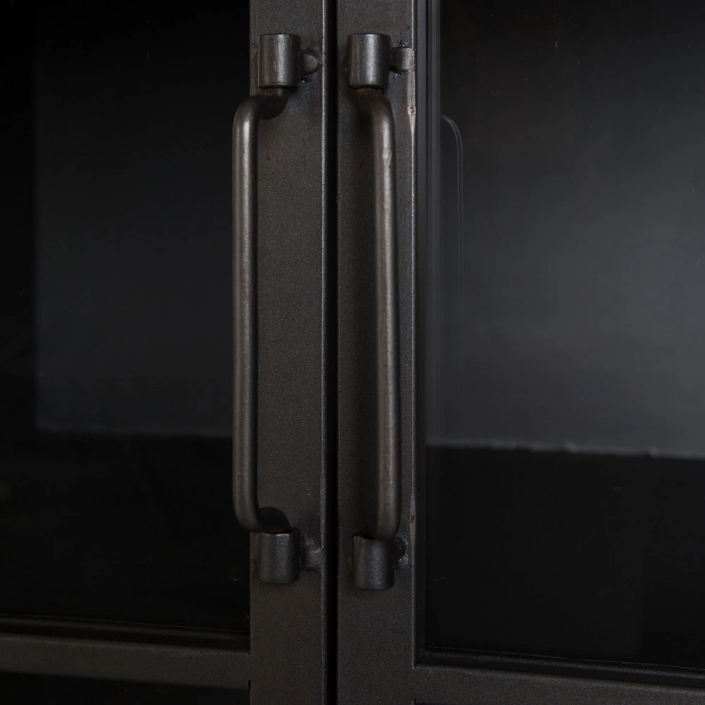 DAMIAN Buffet Vintage En Bois Et Métal 9 DAMIAN Buffet Vintage En Bois Et Métal – Image 7