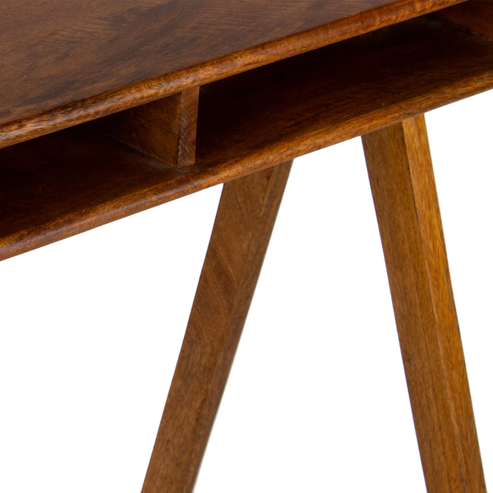 COMPARTMENT Bureau En Bois 3 Niches L120cm 6 COMPARTMENT Bureau En Bois 3 Niches L120cm – Image 4