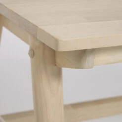 CURIE Bureau En Bois D'hévéa Massif -Meubles Soldes Magasin bureau bois massif caoutchouc kave home curie 3