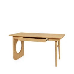 BAU Bureau Design En Bois 1 Tiroir -Meubles Soldes Magasin bureau design bois woodman bau 1