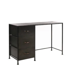 TYPOGRAPHIC Bureau Industriel 3 Tiroirs 9 TYPOGRAPHIC Bureau Industriel 3 Tiroirs -Meubles Soldes Magasin bureau industriel 3 tiroirs pomax typographic 2