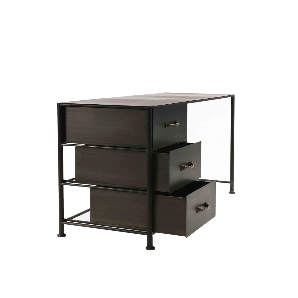 TYPOGRAPHIC Bureau Industriel 3 Tiroirs 6 TYPOGRAPHIC Bureau Industriel 3 Tiroirs – Image 4