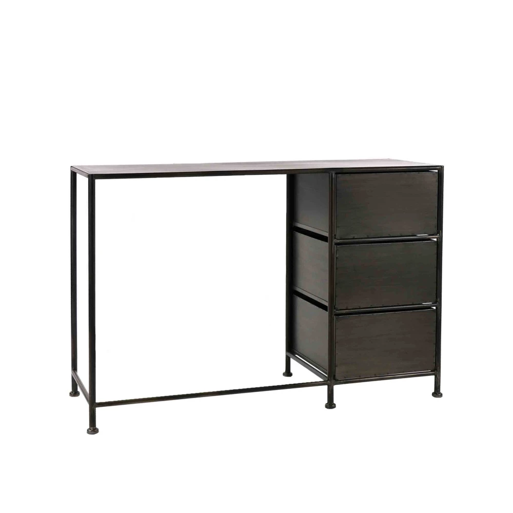 TYPOGRAPHIC Bureau Industriel 3 Tiroirs 7 TYPOGRAPHIC Bureau Industriel 3 Tiroirs – Image 5