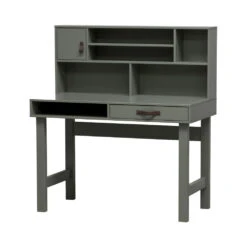 STAGE Bureau Avec Multiples Rangements En Bois -Meubles Soldes Magasin bureau multiples rangements bois vtwonen stage 2