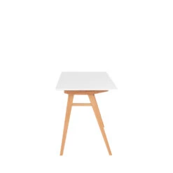 VOJENS Bureau Pieds Bois Clair L120cm -Meubles Soldes Magasin bureau pieds bois clair l120cm house nordic vojens 3