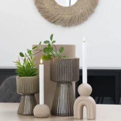 MERIDA Cache-pot En Céramique ø12cm -Meubles Soldes Magasin cache pot en ceramique 12cm house nordic merida 3