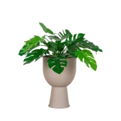 AMALFI Cache-pot En Métal ø19cm -Meubles Soldes Magasin cache pot metal o19cm house nordic amalfi 2