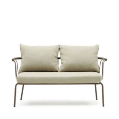 SALGUER Canapé De Jardin En Acier Et Corde L134cm