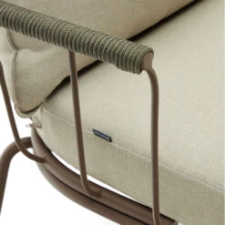 SALGUER Canapé De Jardin En Acier Et Corde L134cm 14 SALGUER Canapé De Jardin En Acier Et Corde L134cm -Meubles Soldes Magasin canape de jardin acier corde l134cm salguer kave home 5